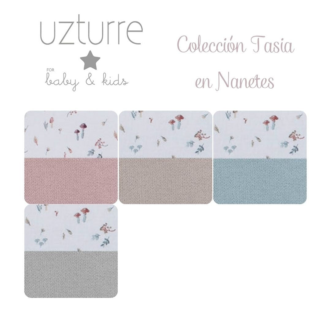 Colcha capazo Reversible Tasia Uzturre - Nanetes