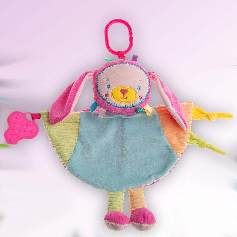 Doudou Personalizado colgador mordedor fuxia - Nanetes #