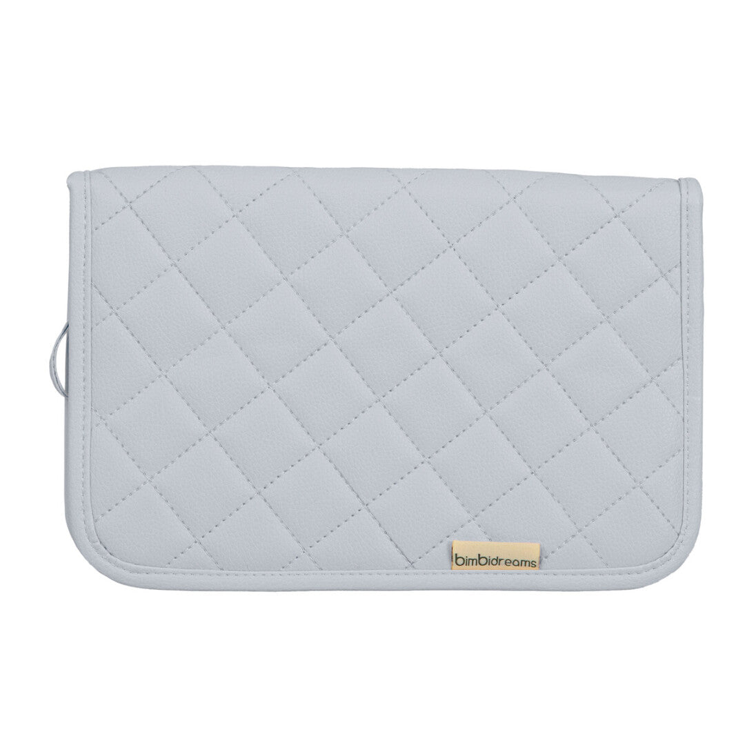 Porta documentos Bebé polipiel New quilt celeste Bimbi - Nanetes
