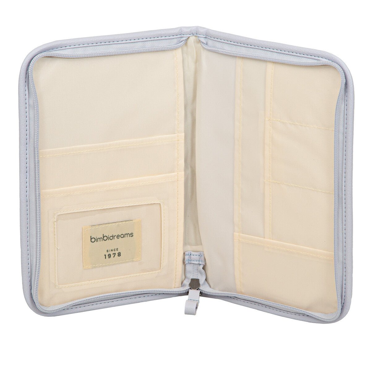 Porta documentos Bebé polipiel New quilt celeste Bimbi - Nanetes