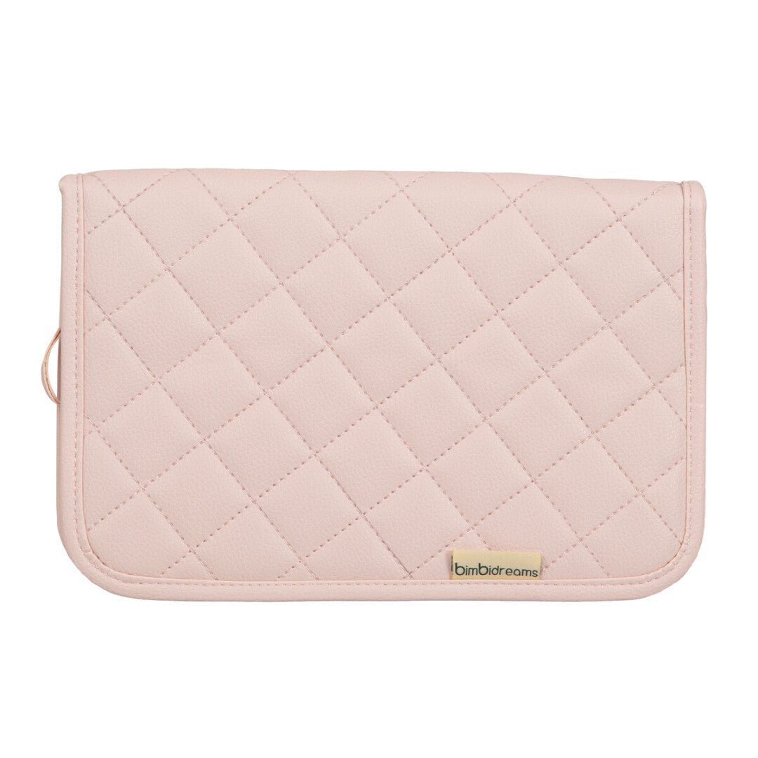 Porta documentos Bebé polipiel New quilt rosa Bimbi - Nanetes