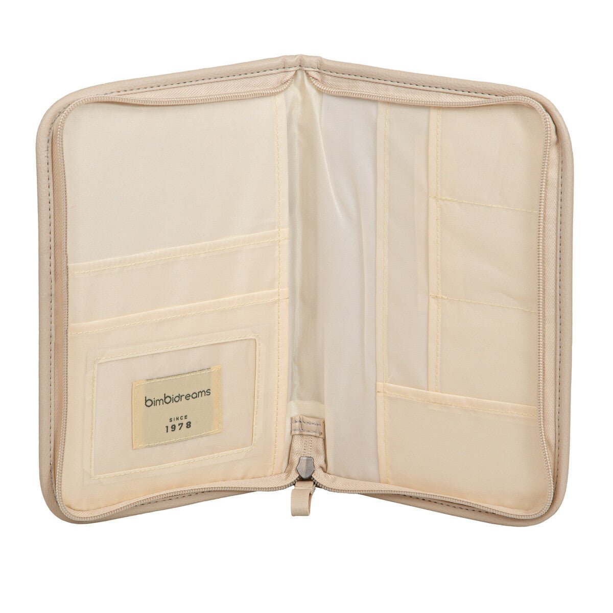 Porta documentos Bebé polipiel New quilt beige Bimbi - Nanetes