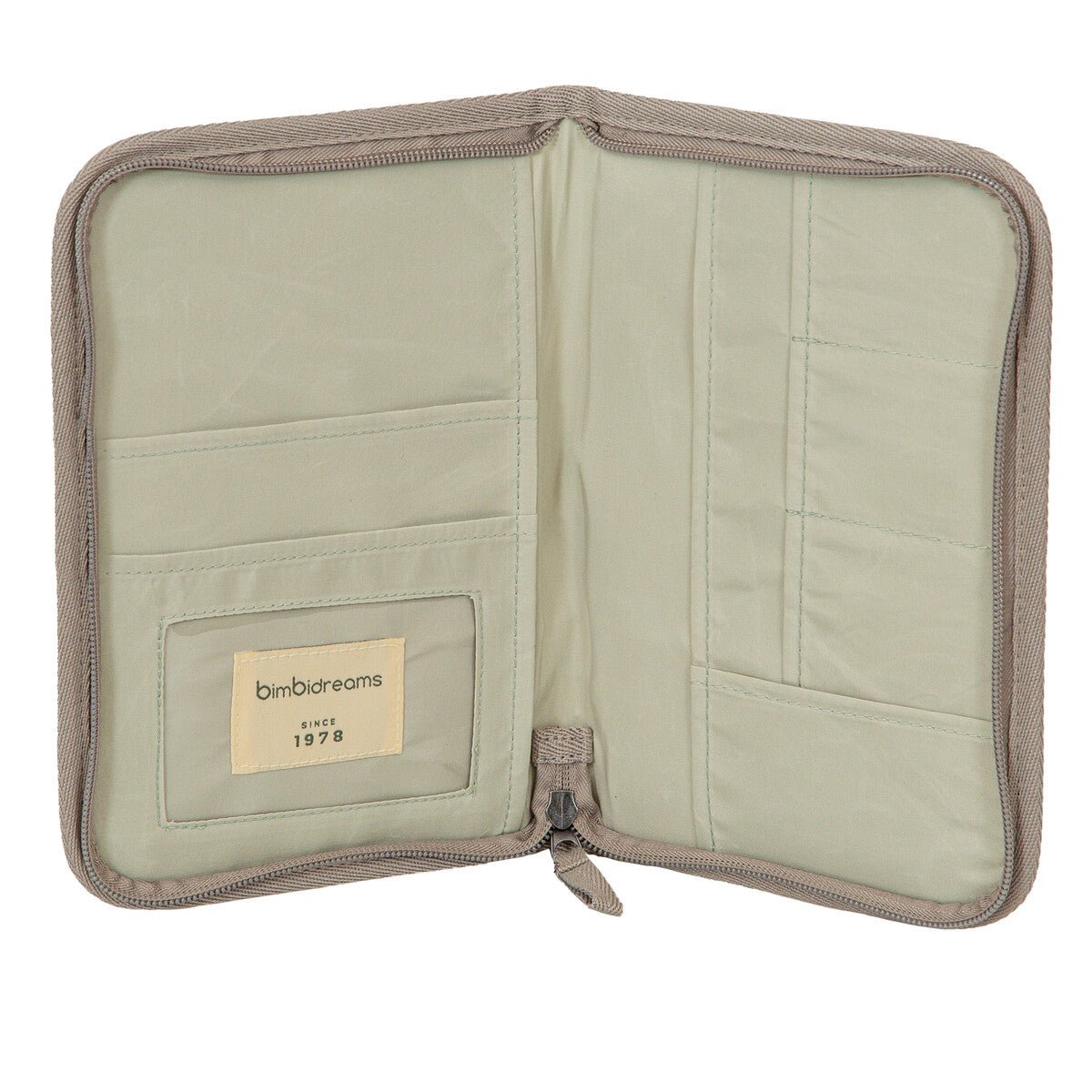 Porta documentos Bebé Vichy verde Bimbi - Nanetes