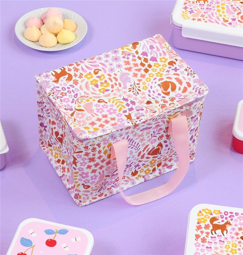 Bolsa térmica porta alimentos Flores - Nanetes