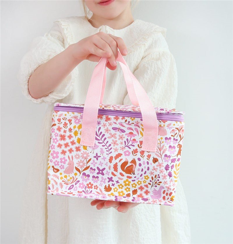 Bolsa térmica porta alimentos Flores - Nanetes