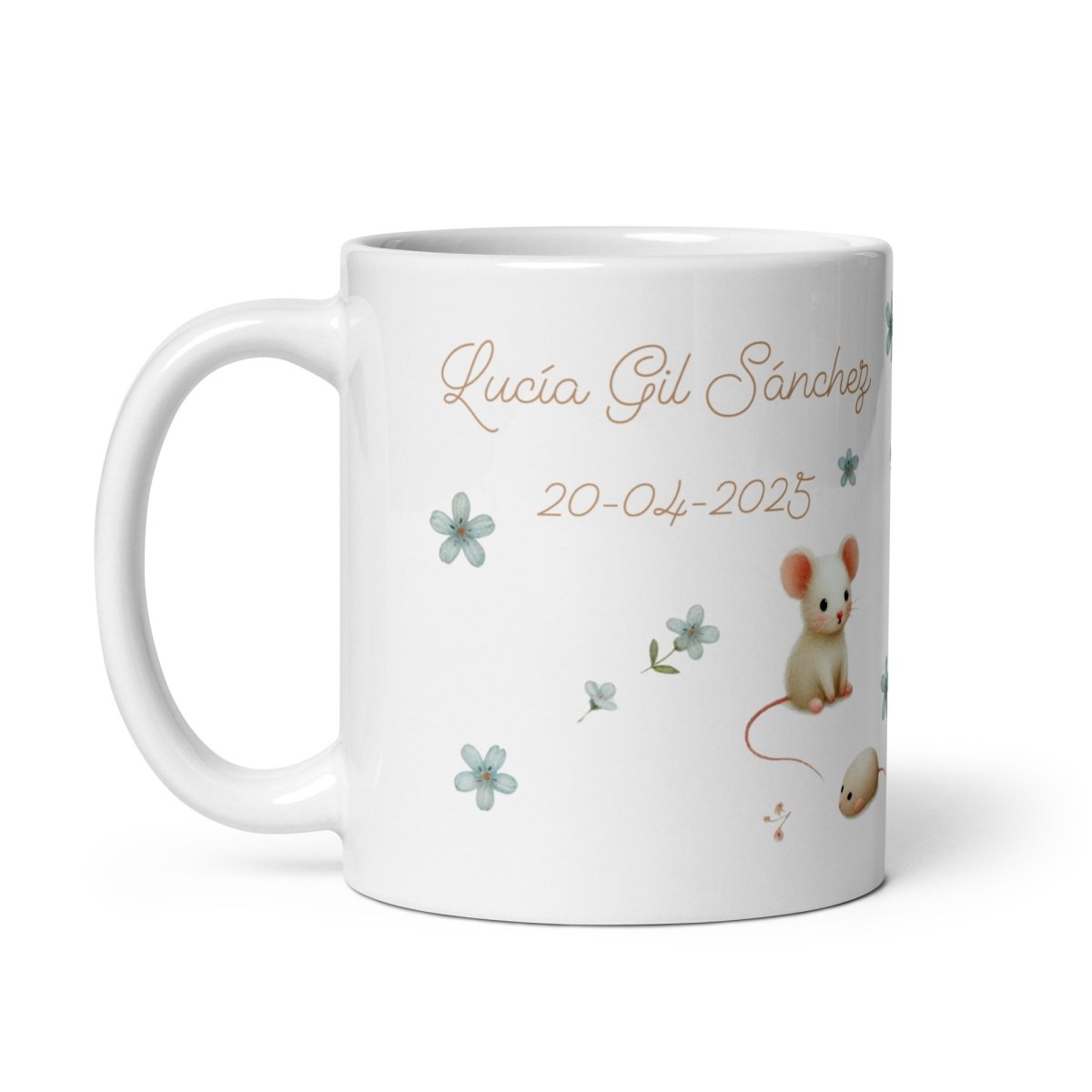 Taza Bautizo personalizada Ratoncito Nanetes - Nanetes