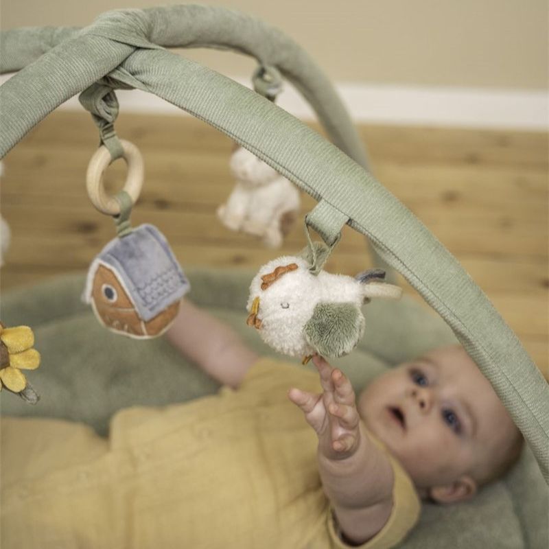 Alfombra gimnasio actividades bebé Granja Little Duch - Nanetes