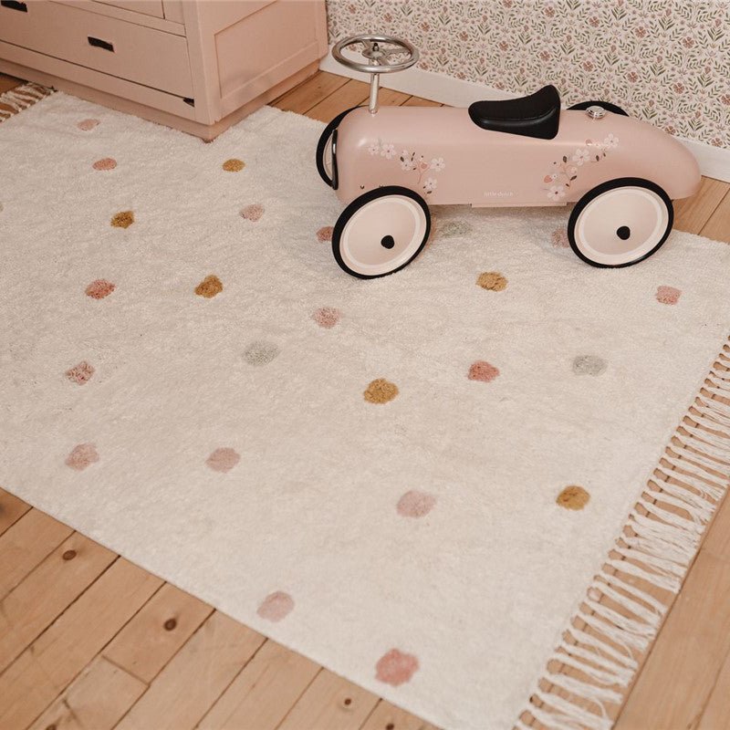 Alfombra puntos mix rosa Little Duch - Nanetes