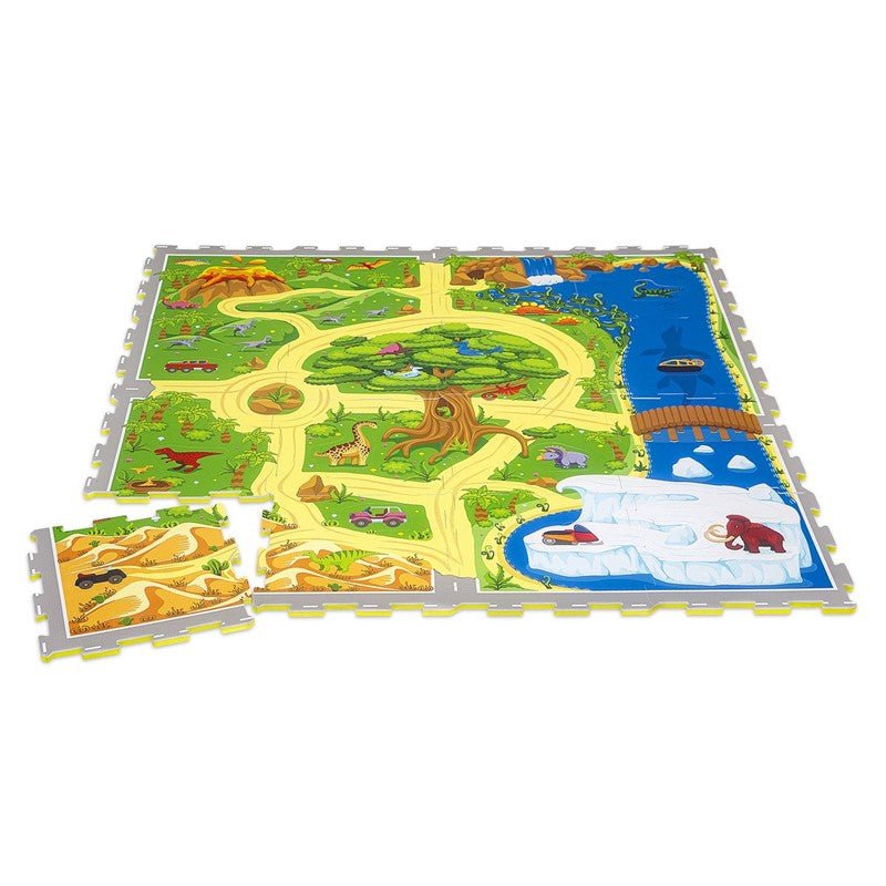 Alfombra Puzzle Infantil DInosaurios - Nanetes