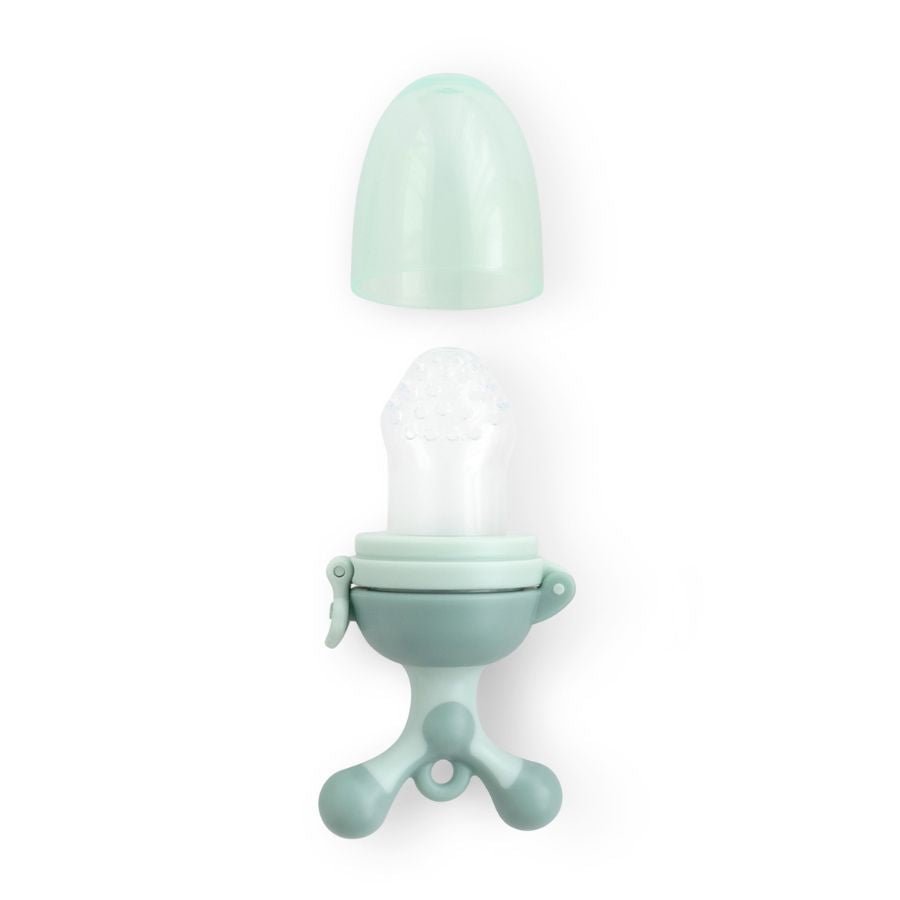 Alimentador Antiahogo silicona Menta Saro - Nanetes