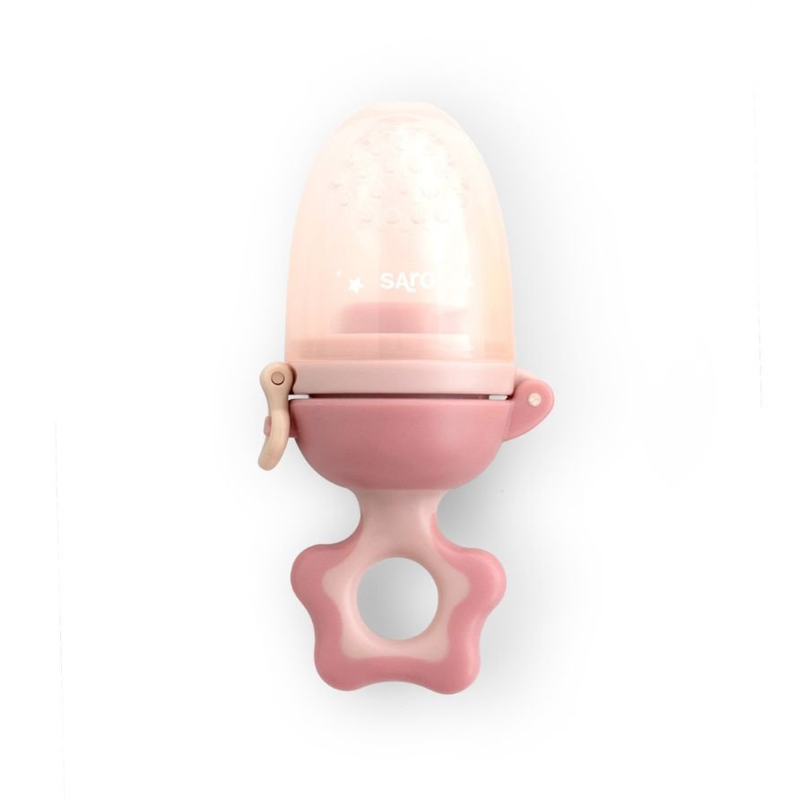 Alimentador Antiahogo silicona Rosa Saro - Nanetes