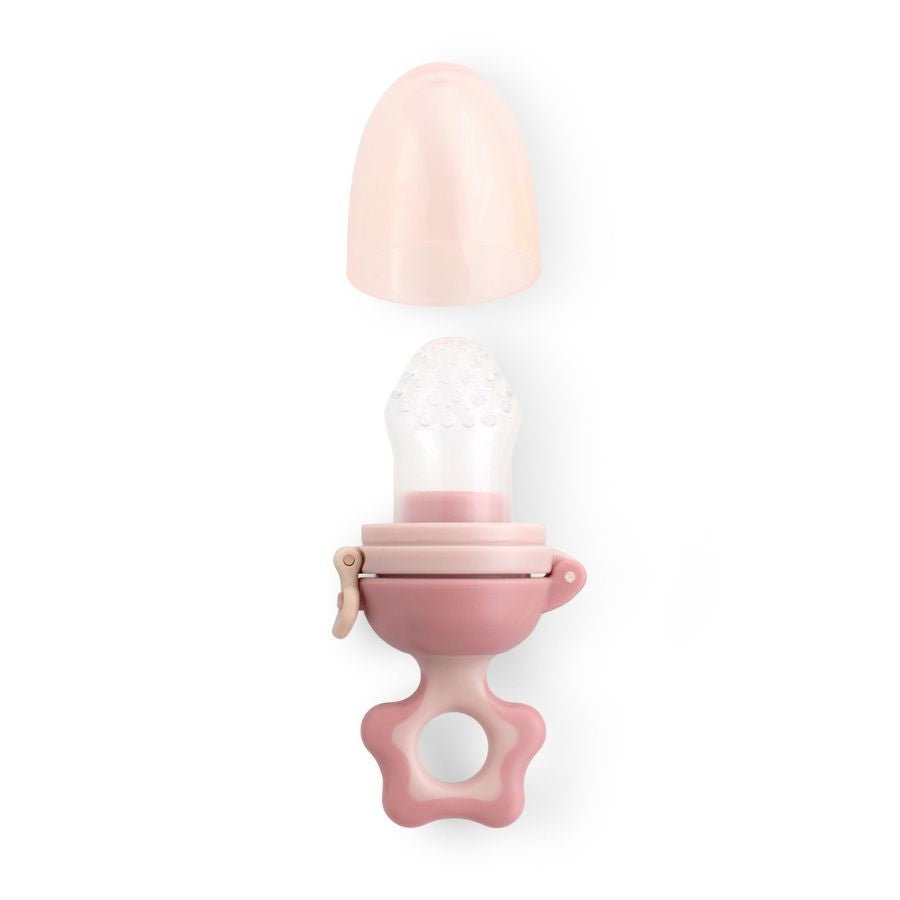 Alimentador Antiahogo silicona Rosa Saro - Nanetes