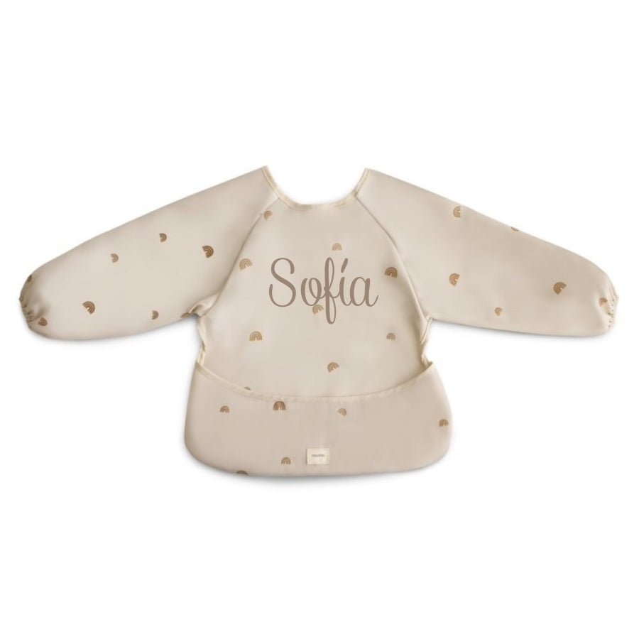 Babero con mangas Rainbows - Nanetes