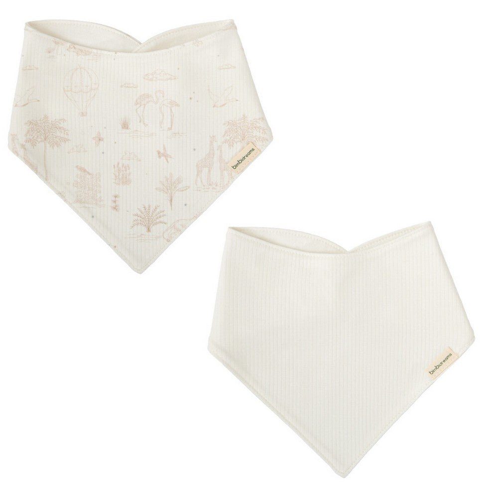 Pack x2 baberos bandana Noe Bimbi - Nanetes