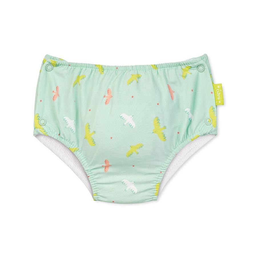 Bañador Pañal Protección Solar Tropicool verde Saro - Nanetes