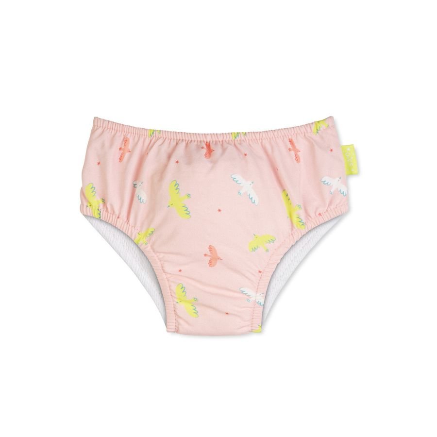 Bañador Pañal Protección Solar Tropicool rosa Saro - Nanetes