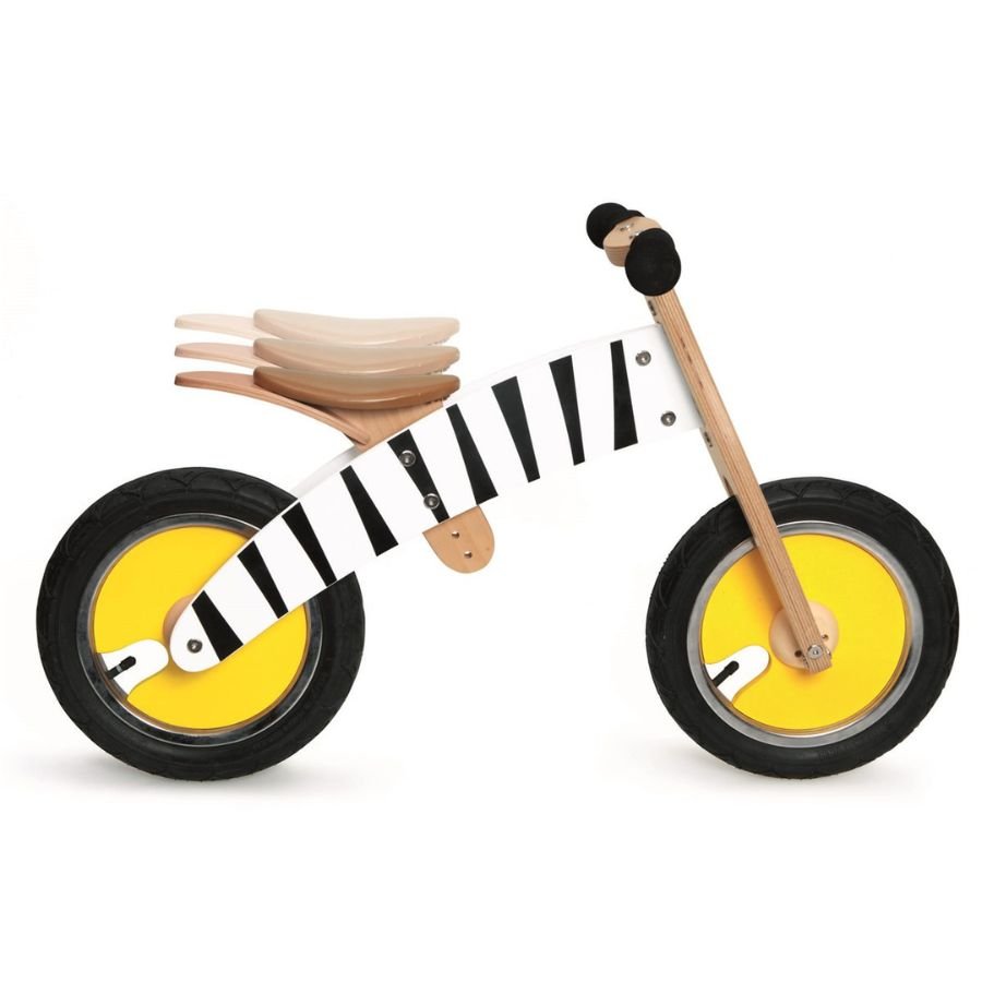 Bicicleta de equilibrio Evolutiva Cebra Scratch - Nanetes