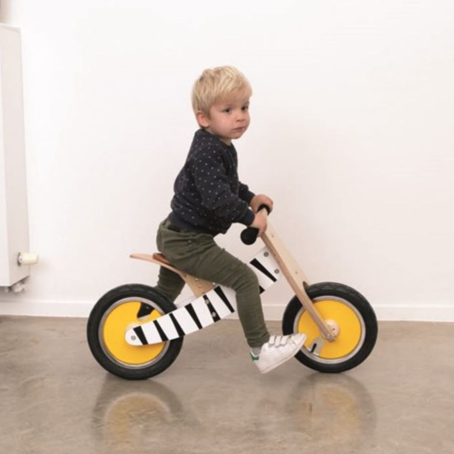 Bicicleta de equilibrio Evolutiva Cebra Scratch - Nanetes