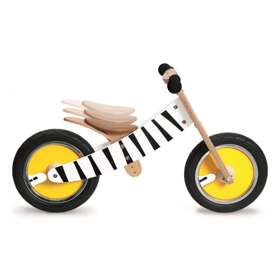 Bicicleta de equilibrio Evolutiva Cebra Scratch - Nanetes