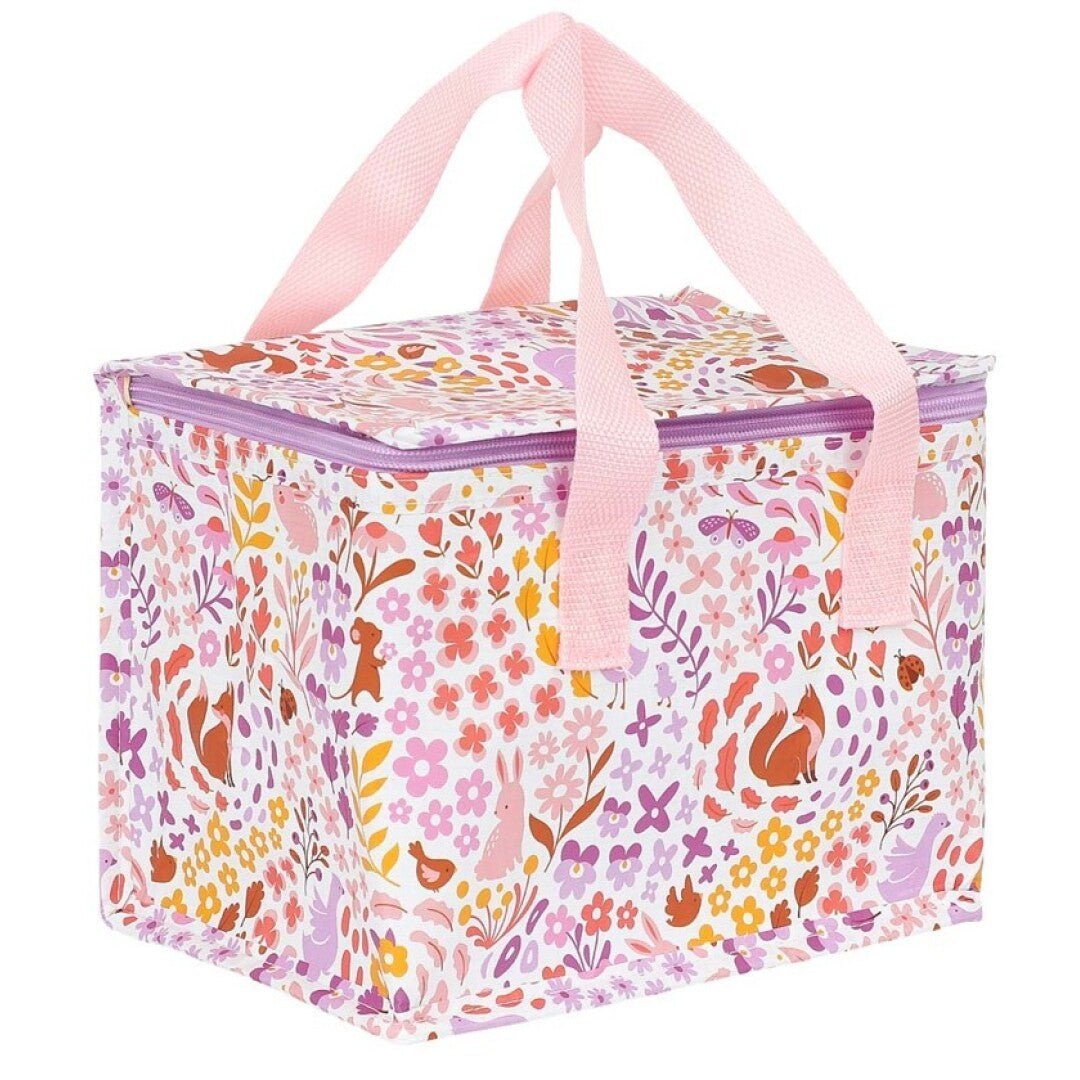 Bolsa térmica porta alimentos Flores - Nanetes