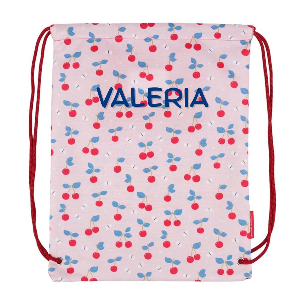 Bolsa Tela petate infantil Cerezas - Nanetes