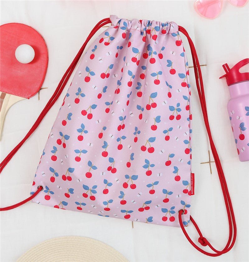 Bolsa Tela petate infantil Cerezas - Nanetes
