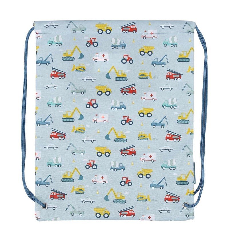 Bolsa Tela petate infantil Vehiculos - Nanetes