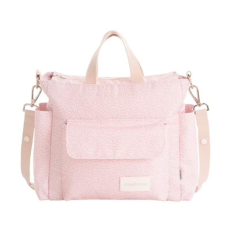 Bolso Bebe Pack Animal Print Rosa - Nanetes