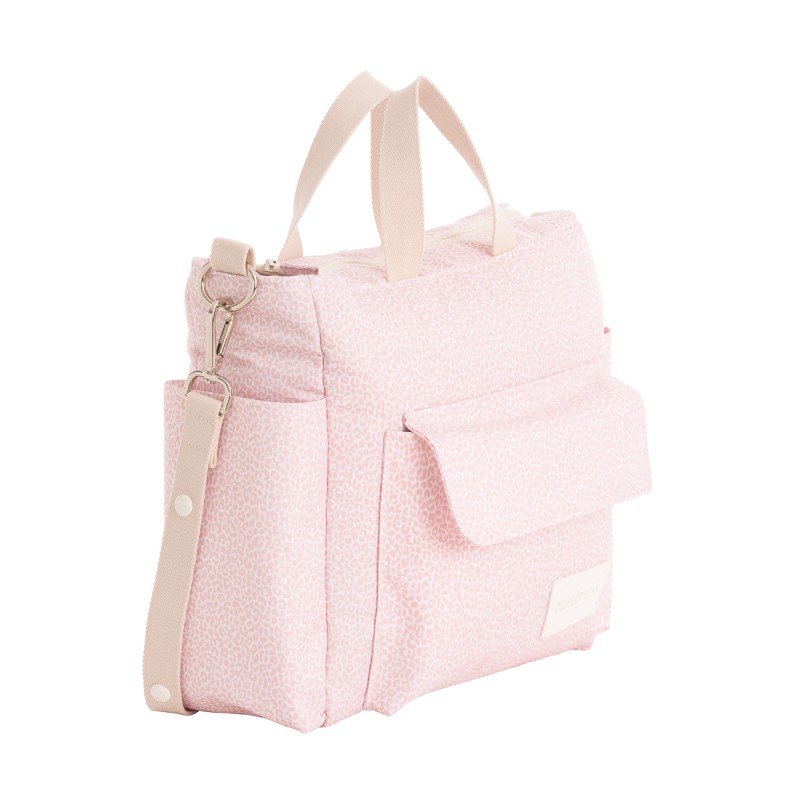 Bolso Bebe Pack Animal Print Rosa - Nanetes