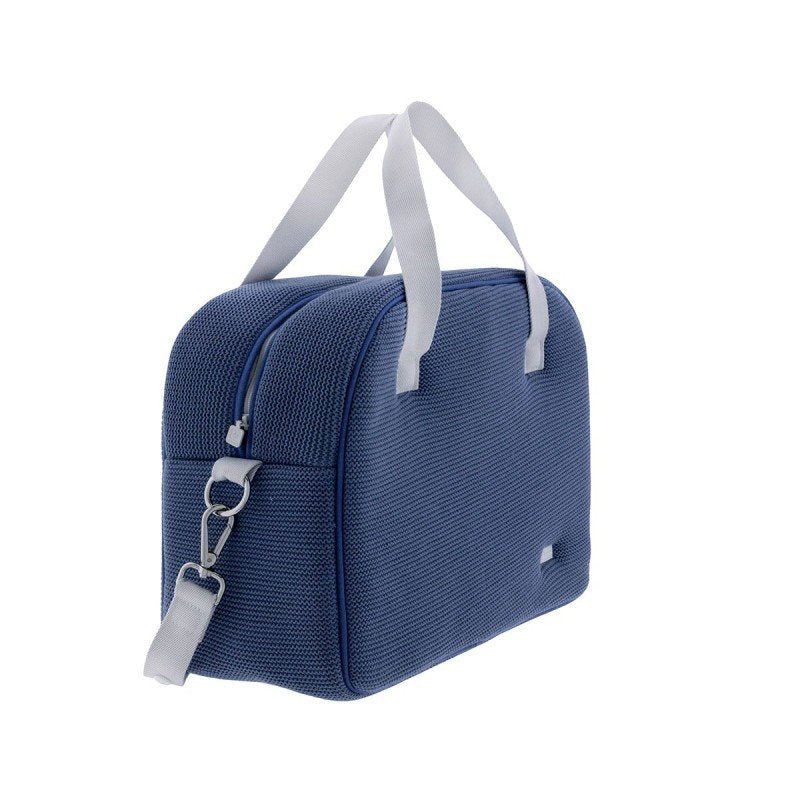 Bolso Maternidad Canastilla Prome London azul - Nanetes