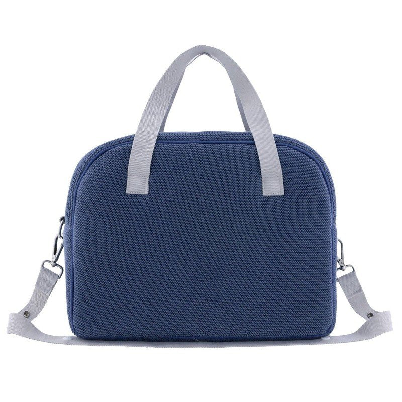 Bolso Maternidad Canastilla Prome London azul - Nanetes