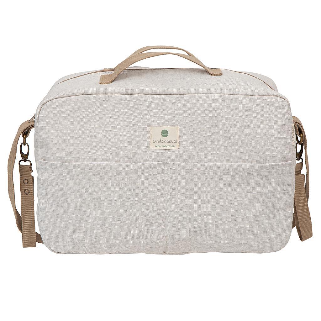Bolso Maternidad Nature lino Bimbi - Nanetes #