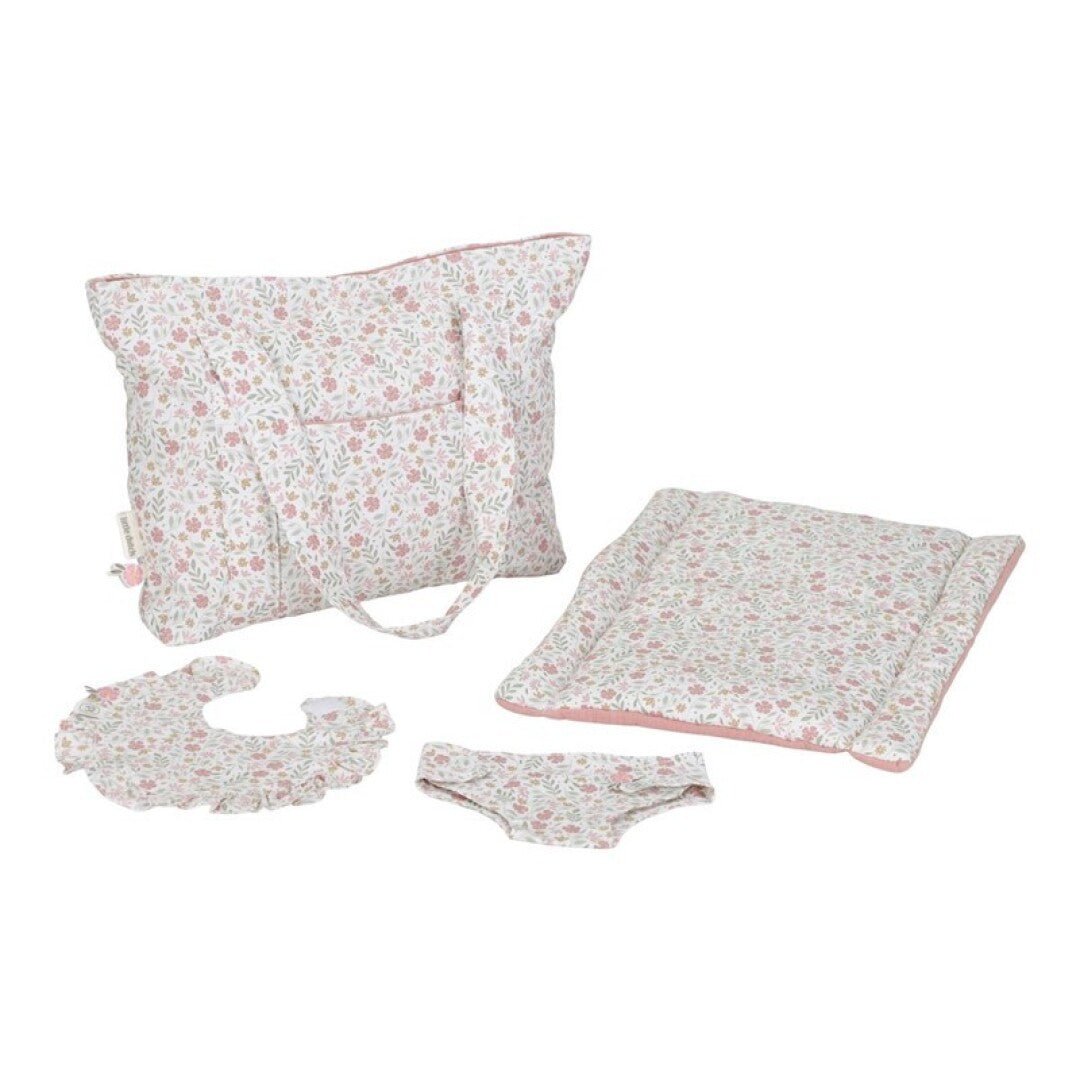 Bolso juguete muñecas flores rosa Little Duch - Nanetes