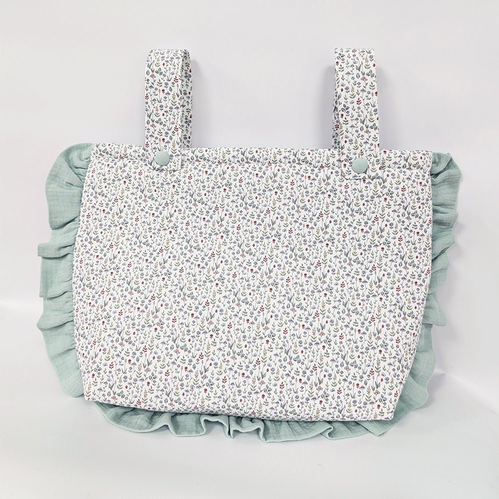 Bolso Carro Bebe con plisado Menta Nanetes - Nanetes