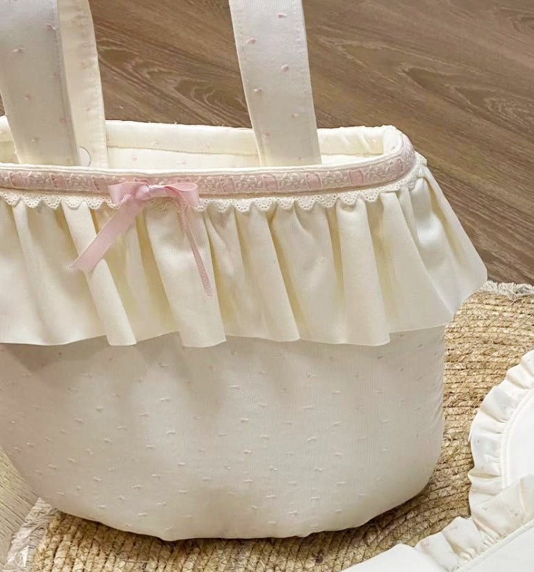 Bolso Bebe Bombonera 684 Beige/rosa Nanetes - Nanetes