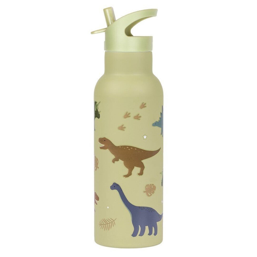 Botella infantil acero 500 ml Dinosaurios - Nanetes