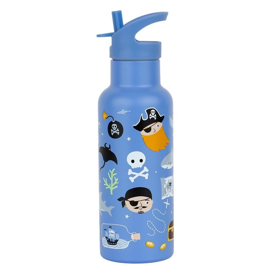 Botella infantil acero 500 ml Piratas - Nanetes