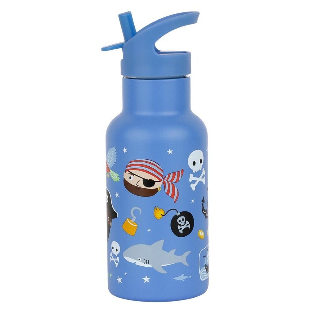 Botella infantil acero 350 ml Piratas - Nanetes
