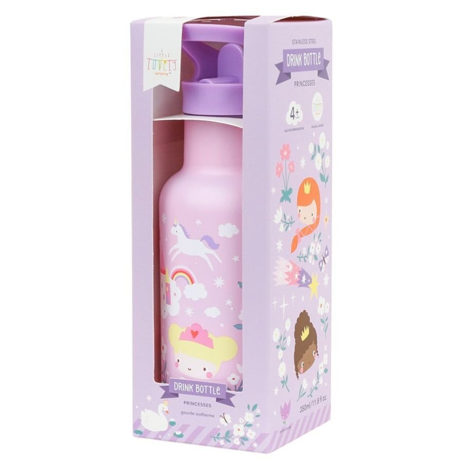 Botella infantil acero 350 ml Princesas - Nanetes