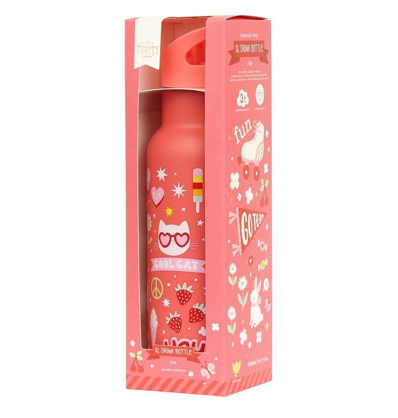 Botella infantil acero 500 ml Fun - Nanetes