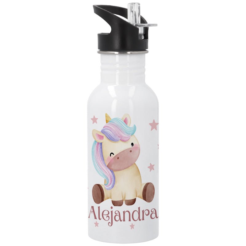 Botella infantil personalizada Unicornio Nanetes - Nanetes