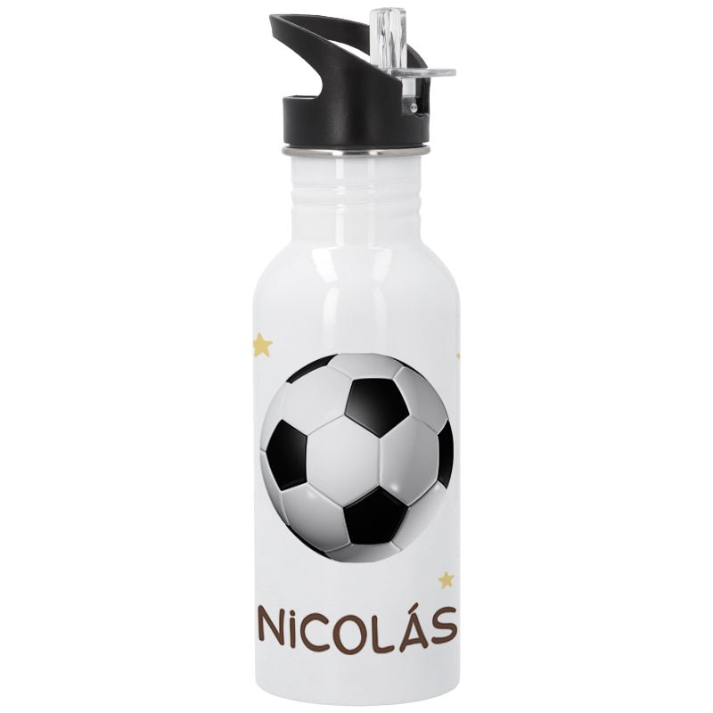 Botella infantil personalizada Futbol Nanetes - Nanetes