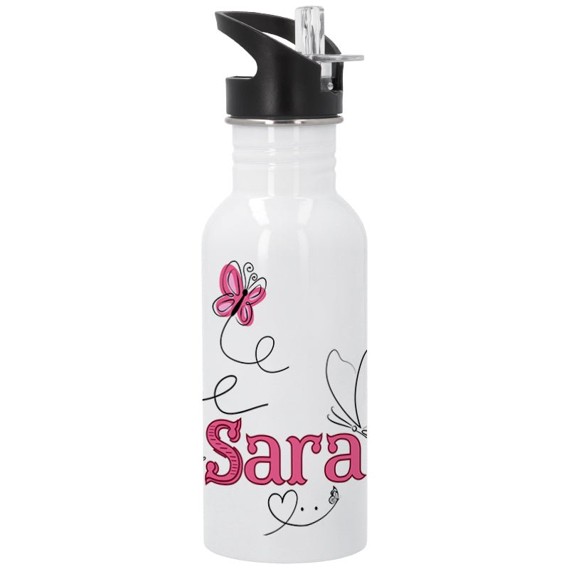 Botella infantil personalizada Mariposas Nanetes - Nanetes