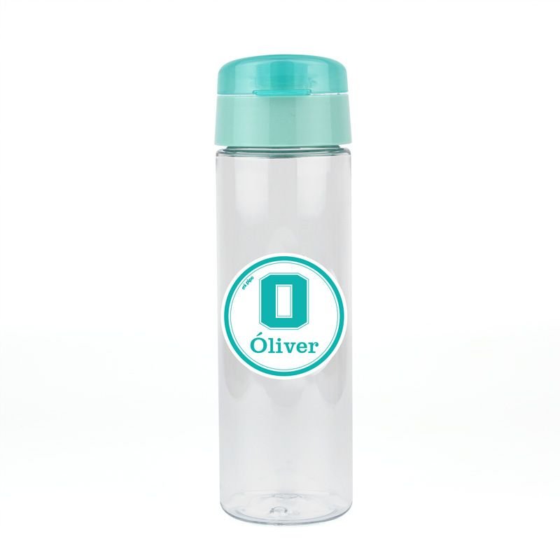 Botella Infantil Personalizada School menta - Nanetes