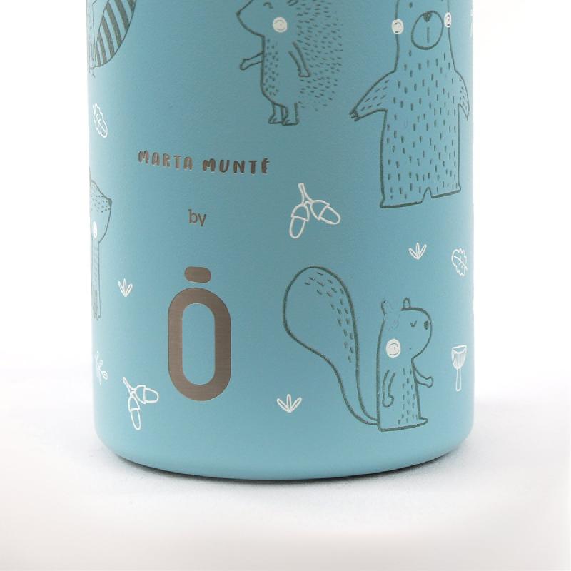 Botella térmica Runbott Forest azul - Nanetes
