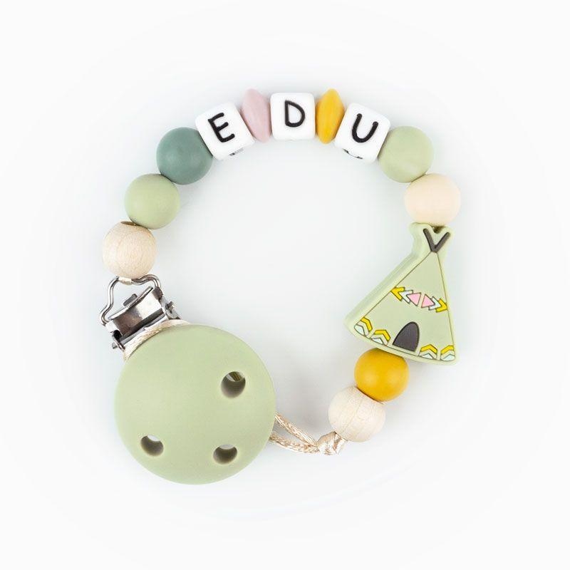 Chupetero Silicona Personalizado Tipi - Nanetes #