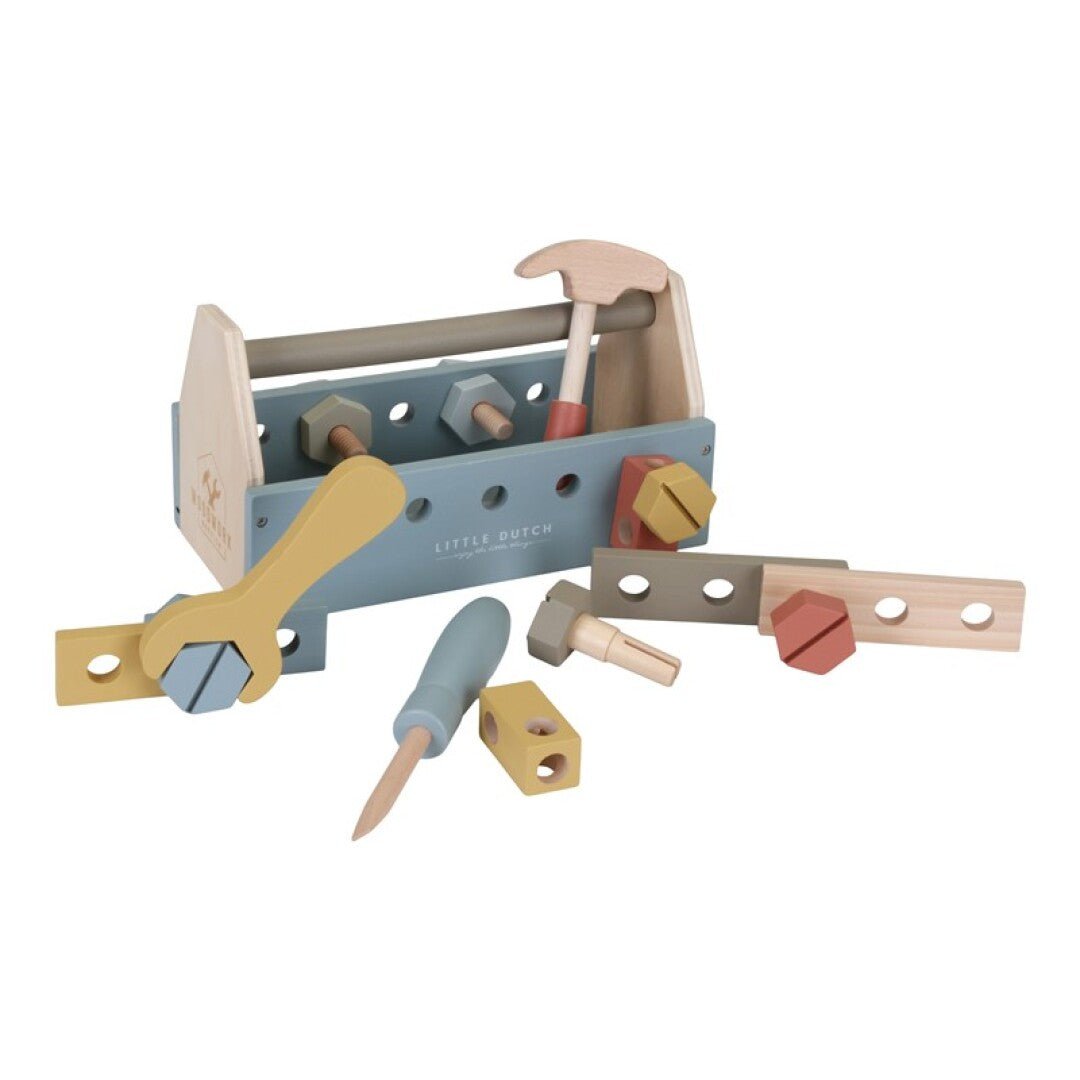Caja Herramientas Juguetes Educativos Madera - Nanetes