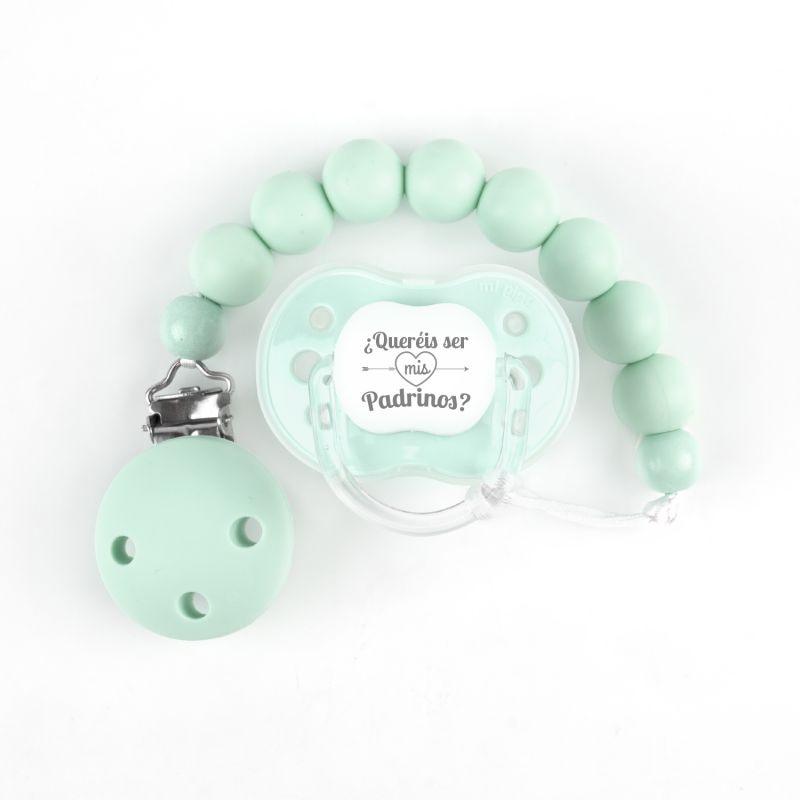 Chupete y Chupetero Mis padrinos - Nanetes #