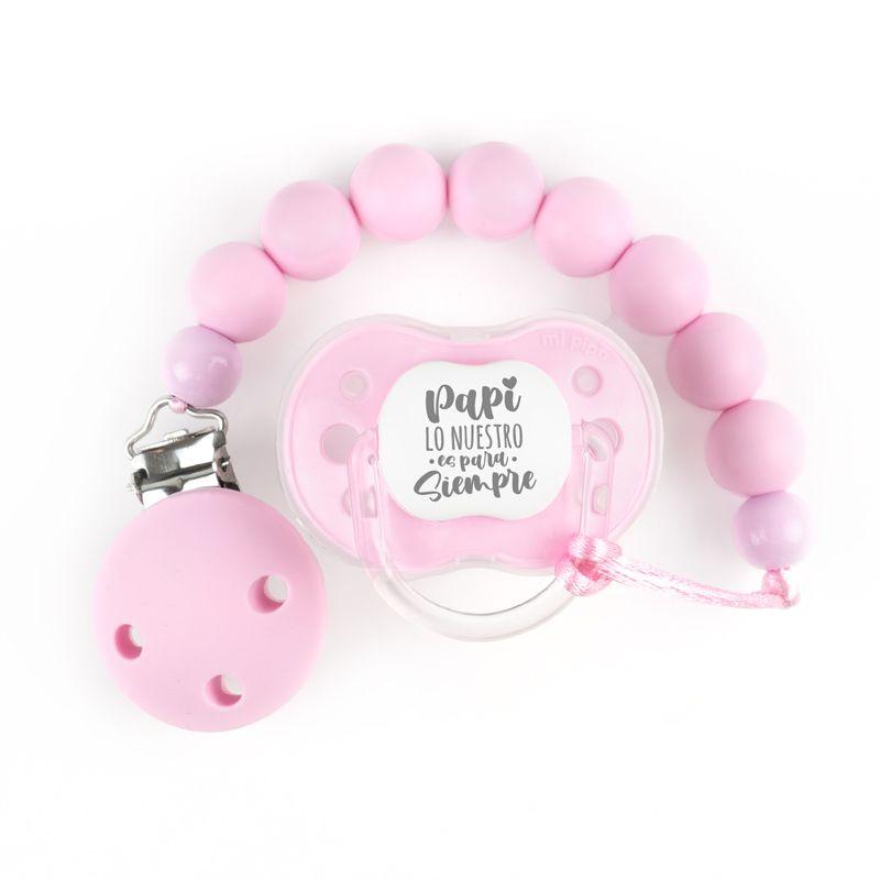 Chupete y Chupetero Papi para siempre - Nanetes #