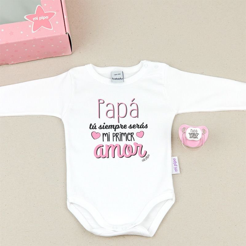 Caja Regalo Bebé Papa primer amor - Nanetes